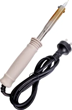 80W 240V Heavy Duty Soldering Iron An 80W handheld electric soldering iron suited to more heavy duty tasks such as stained glass, lead lighting, automotive repairs, sealing copper pipes and tinning large conductor cabling.