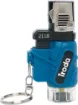 A handy fliptop keyring blowtorch, ideal for those quick jobs on the go! Easy one hand operation with adjustable 1300 degree C flame, one click piezo ignition and easily refillable with butane gas. 