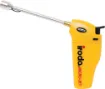 Powered by a refillable gas cartridge, this pocket blow torch burns at 1300?C, making it ideal for all types of brazing and heavy duty soldering. With its ergonomic design, the Micro Jet can be ignited and used simply with one hand. It has an in-built pie