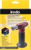 The IRODA Mini pro torch is a light weight, robust blow torch. The 1300C flame makes it suitable for a wide variety of tasks from silver soldering or brazing to automotive repairs. The 20ml gas tank will last approximately 60 minutes at mid setting.