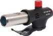 A high output butane powered hot air gun with two nozzle attachments for a wide variety of domestic and trade uses. After pressing the one-click automatic ignition the gun outputs hot air up to 550&degC.