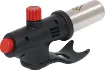 A high output butane powered hot air gun with two nozzle attachments for a wide variety of domestic and trade uses. After pressing the one-click automatic ignition the gun outputs hot air up to 550&degC.