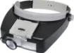 Offers four levels of magnification (1.5x, 3x, 8.5x,10x) in the one head mounted magnifier. 