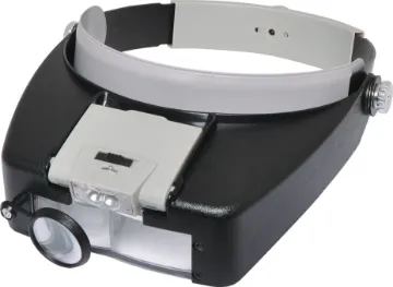 Magnifier Head Goggles Offers four levels of magnification (1.5x, 3x, 8.5x,10x) in the one head mounted magnifier.