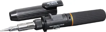 Solderpro 100 100W Gas Economy Soldering Iron Similar to the T 2600 but has a smaller gas reservoir. It has an all plastic construction. Ideal handyman's soldering iron for those occasional jobs. 20ml gas reservoir for up to 2 hours use. Adjustable temperature from 250-500C.
For filter cleaning p