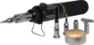 The T 2599 kit comprises of the IRODA T 2598 Gas Soldering Iron supplied in a handy carry case. Featuring a range of accessories which consists of a Hot Knife Tip(T2617), Heat Blower Tip(T2604), 2.4mm Chisel Tip(T2610), Spare Gas Filter(T2619), 3m Tube of