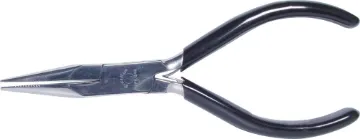 Stainless Steel Pliers Long/Needle Nose 5.5" These high quality long/needle nose pliers offer a polished stainless steel finish with springloaded action. Long term corrosion free performance in marine environments.