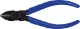 130mm Tungsten Steel Side Cutter With sharp bevelled edge and rounded jaw profile. Includes spring return handles.  
Length 130mm.