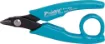 With sharp bevelled edge and rounded jaw profile. Includes spring return handles.  
Length 125mm.