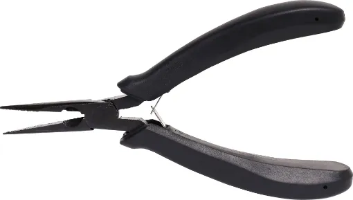General electronic use. Serrated jaws.  
Length 140mm.