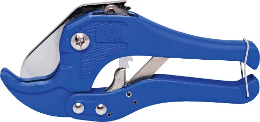 Easily cuts through conduit 6mm to 42mm in diameter. Includes catch to lock handles closed when not in use.