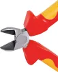 150mm heavy duty side cutters. Made from drop forged steel , with rubber insulated grips. VDE 1000V rated.