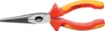 These 200mm long nose electrical combination pliers have both serrated plier nose and wire cutting. VDE 1000V rated. Made from high quality drop forged steel with rubberised insulated handles. Ideal for electricians, service persons etc. 