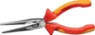 These 200mm long nose electrical combination pliers have both serrated plier nose and wire cutting. VDE 1000V rated. Made from high quality drop forged steel with rubberised insulated handles. Ideal for electricians, service persons etc. 