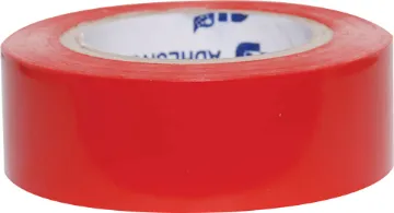 18mm Red Insulation Tape Heat resistant 20m x 18mm PVC tape. Lead free.
