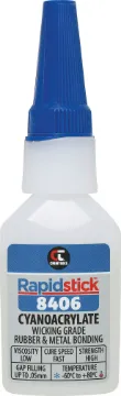 Adhesive Glue 8406 20gm Chemtools 8406 is low viscosity combined with fast cure speed, surface insensitive cyanoacrylate adhesive (CA). It is specifically formulated to bond difficult surfaces with high industrial strength.