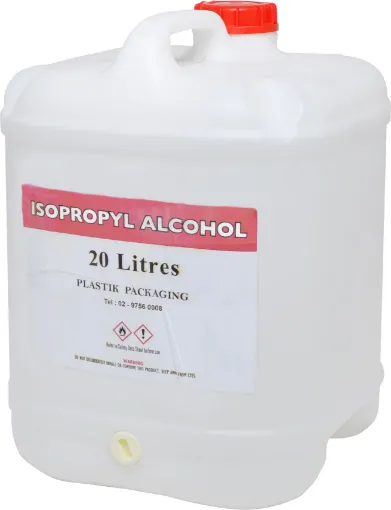 Isopropyl alcohol can be used as a universal cleaner for electronics equipment. Ideal for removing dust, buildup and marks on casings etc. As well as being a handy way to clean PCB surfaces when servicing. 99.9% purity level. 20 Litre Bottle.

The 5 Litre Bottle has been used for photo purposes.
