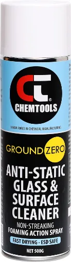 Specially formulated water-based, non-abrasive multi-application cleaner which sanitises and removes tough dirt, dust, grease, lint, oil, toner, carbon, fingerprints, and smudges from multiple surfaces.