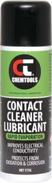 Contact Cleaning Lube Aerosol 175g Quickly penetrates and flushes away light oils, greases and carbon deposits from electrical and electronic equipment.