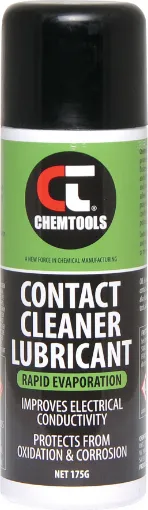 Quickly penetrates and flushes away light oils, greases and carbon deposits from electrical and electronic equipment.