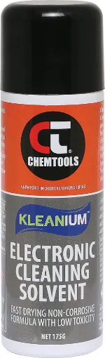 Ideal for cleaning delicate electronic-electrical assemblies, video and tape heads etc. Will not affect paints, plastics, or component markings.