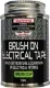 Brush-On Electrical Tape Black 118mL 118mL Tin of black brush-on liquid electrical tape. 1200V per millimetre thickness insulation rating.