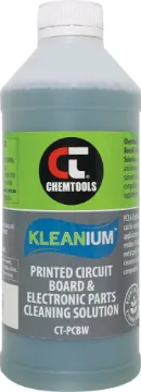 PCB Wash / Ultrasonic Cleaner Solution 1 Litre This PCB flux remover & ultrasonic cleaner solution provides an extremely clean and contaminant free surface. It is suitable for both static and ultrasonic cleaner use. Water based