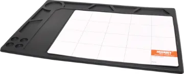 Magnetic Project Heat Insulated Work Mat This magnetic project heat insulated work mat will make an ideal addition to any workbench. As its made out of silicone it has high temperature resistance.