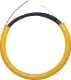 30m Polyester Coated Cable Running Snake An innovative lightweight device designed to make running cables in conduits, above false ceilings, inside walls and under floors an absolute breeze! The 6mm flexible polyester coated coil does not kink, even in tight corners and is quickly retractable wh