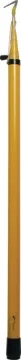 4.8m Telescopic Cable Grab Pole For use in long spans and in hard to reach areas in ceilings, under floors and crawl spaces. Ideal for use when running cable across suspended ceilings. Extends from 0.6m out to 4.8m and is fitted with a unique flexible hook end which is suitable