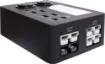 A complete pre-wired DC connection solution for your auxiliary battery.  Ideal for caravans, 4WDs and motorhomes.  Backlit display readout with input volts DC, temperature, watts (input) and connection statuses. 