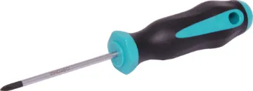 #0 Pozi-Drive 145mm Screwdriver Features ergonomic soft rubber handle. Ideal for equipment manufacturers, installers, 
technicians, etc.