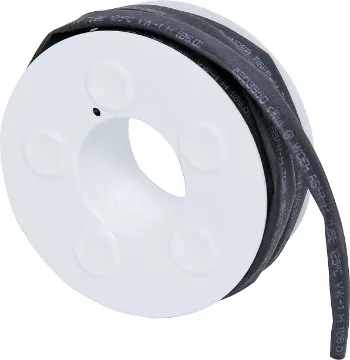 Black 10mm Heat Shrink Tubing 5m Reel Nominal: 10mm, when shrunk: 5mm
 Suitable for insulation, colour coding, strain relief and protection in electrical and electronic applications.