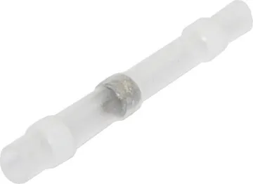 Solder Sleeve Heat Shrink White Tube Pk50 Solder sleeves are heatshrink tubing fitted with central ring of solder which melts when heat is applied, allowing you to join two cables with minimum fuss!