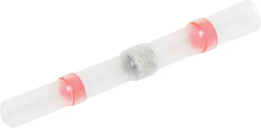 Solder sleeves are heatshrink tubing fitted with central ring of solder which melts when heat is applied, allowing you to join two cables with minimum fuss! 