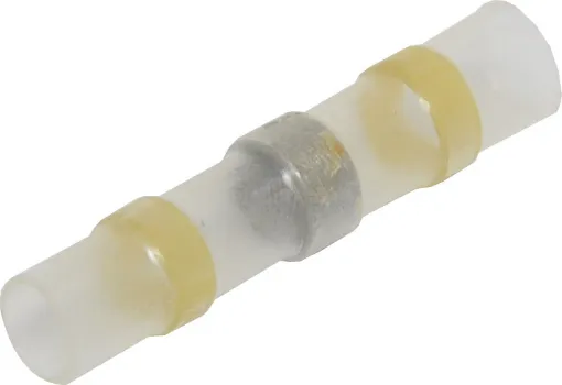 Solder sleeves are heatshrink tubing fitted with central ring of solder which melts when heat is applied, allowing you to join two cables with minimum fuss! 