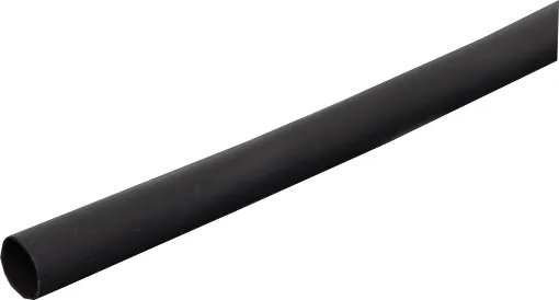 Nominal: 5mm (8mm across when flattened) when shrunk: 2.5mm
Military grade flexible tubing.  Suitable for insulation, colour coding, strain relief and protection in electrical and electronic applications. 