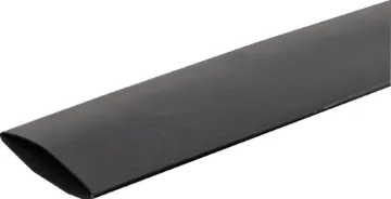 Black 20mm Heat Shrink Tubing 1.2m Length Nominal Ø: 20mm (31.5mm across when flattened) Ø when shrunk: 10mm
Military grade flexible tubing. Suitable for insulation, colour coding, strain relief and protection in electrical and electronic applications.