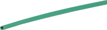 Green 1.5mm Heat Shrink Tubing 1.2m Length This heat shrink is a shrinkable plastic tube used to insulate wires, providing abrasion resistance and environmental protection for stranded and solid wire conductors, connections, joints and terminals in electrical work.