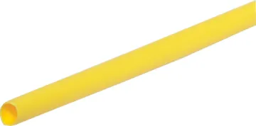 Yellow 3mm Heat Shrink Tubing 1.2m Length This heat shrink is a shrinkable plastic tube used to insulate wires, providing abrasion resistance and environmental protection for stranded and solid wire conductors, connections, joints and terminals in electrical work.