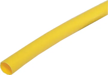 Yellow 6mm Heat Shrink Tubing 1.2m Length This heat shrink is a shrinkable plastic tube used to insulate wires, providing abrasion resistance and environmental protection for stranded and solid wire conductors, connections, joints and terminals in electrical work.
