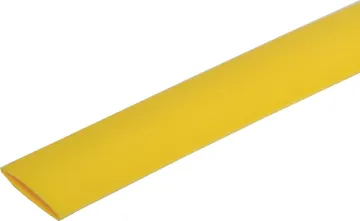 Yellow 10mm Heat Shrink Tubing 1.2m Length This heat shrink is a shrinkable plastic tube used to insulate wires, providing abrasion resistance and environmental protection for stranded and solid wire conductors, connections, joints and terminals in electrical work.