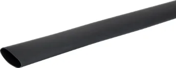 Black 30mm Adhesive Heat Shrink Tubing 1.2m Length Colour: Black
Nominal Ø: 30mm (47mm across when flattened) 
Ø when shrunk: 15mm 
Glue backed heatshrink is ideal for minimising cable movement and reducing moisture ingress into cable joins and plugs.