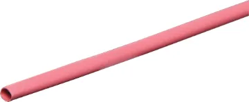 Red 6mm Adhesive Heat Shrink Tubing 1.2m Length Colour: Red
Nominal Ø: 6mm (9.5mm across when flattened) 
Ø when shrunk: 3mm 
Glue backed heatshrink is ideal for minimising cable movement and reducing moisture ingress into cable joins and plugs.