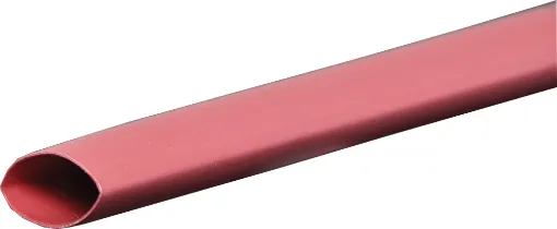 Colour: Red
Nominal &Oslash: 19mm (30mm across when flattened) 
&Oslash when shrunk: 9.5mm 

Glue backed heatshrink is ideal for minimising cable movement and reducing moisture ingress into cable joins and plugs.
