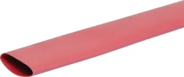 Red 30mm Adhesive Heat Shrink Tubing 1.2m Length Colour: Red
Nominal Ø: 30mm (47mm across when flattened) 
Ø when shrunk: 15mm 
Glue backed heatshrink is ideal for minimising cable movement and reducing moisture ingress into cable joins and plugs.