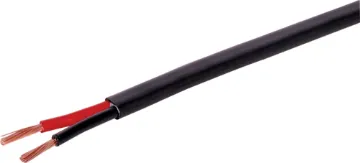 15AWG Underground Gel Filled Heavy Duty Figure 8 Cable  Double insulated and gel filled to reduce corrosion when run underground. For longevity a conduit is recommended. Metre marked. UV Stabilised.