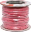 Pink, 7 strand, 26AWG, tinned copper wire with a PVC insulator for indoor, general purpose, low current wiring.