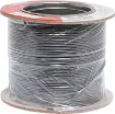 Grey, 7 strand, 26AWG, tinned copper wire with a PVC insulator for indoor, general purpose, low current wiring.