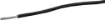 Black, 24 strand, 18AWG, heavy duty, tinned copper wire with a PVC insulator suitable for indoor, general purpose wiring.